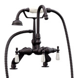 TTC684D Deck Mounted Gooseneck Faucet in Oil Rubbed Bronze