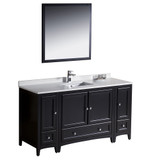 60 inch Espresso Single Sink Vanity Set - FVN20-123612ES 04