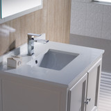30 inch Antique White Single Sink Vanity Set - FVN2030AW 05