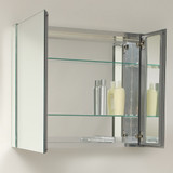 29.5 inch Gray Oak Bathroom Vanity w/ Medicine Cabinet - FVN8030GO 02