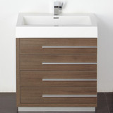 29.5 inch Gray Oak Bathroom Vanity w/ Medicine Cabinet - FVN8030GO 04