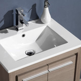 Gray Oak Single Basin Sink 05