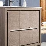 36 inch Gray Oak Modern Bathroom Vanity w/ Mirror - FVN8136GO 05