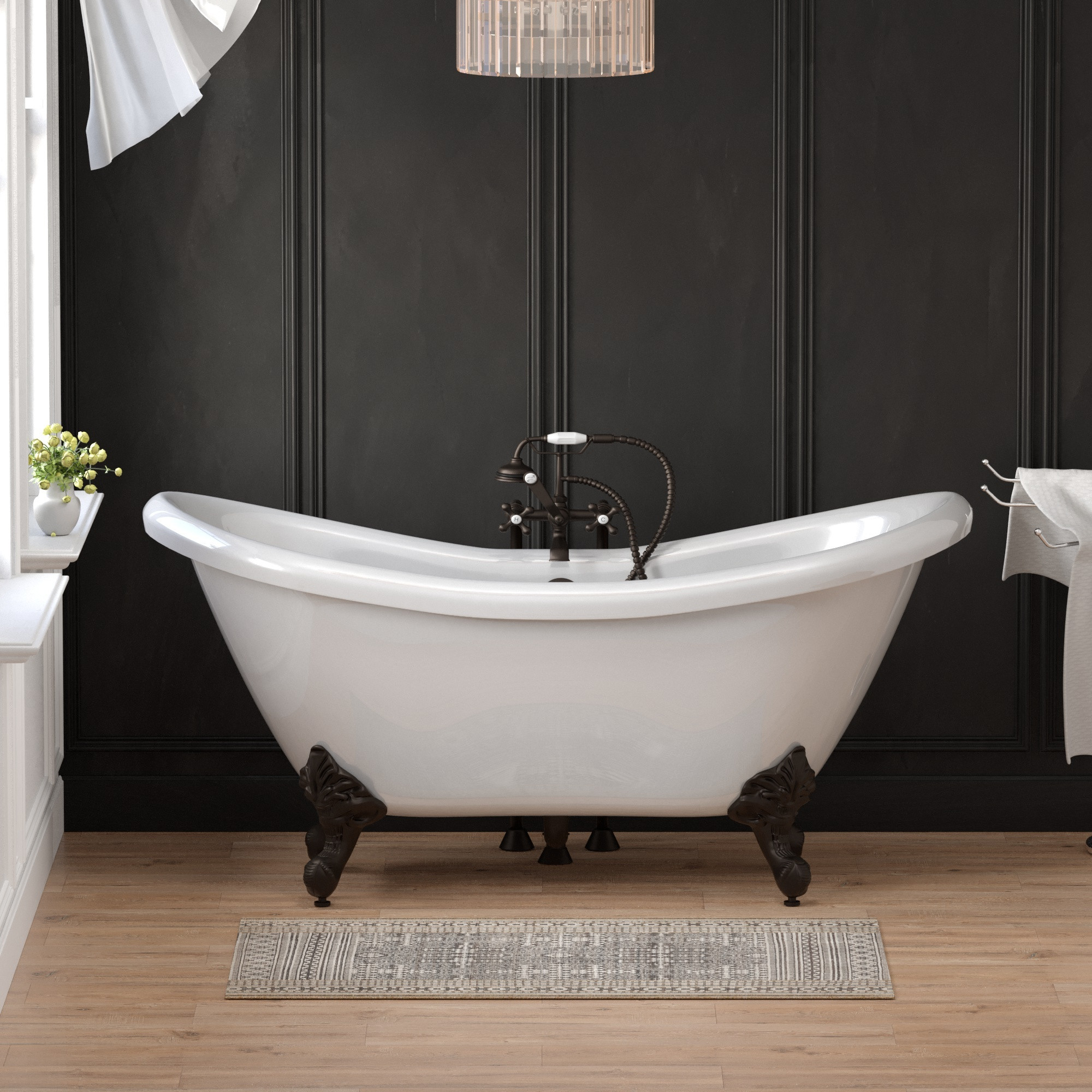 Acrylic Slipper Bathtubs