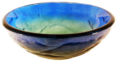 Carnival Glass Vessel Sink - TIS-191 05