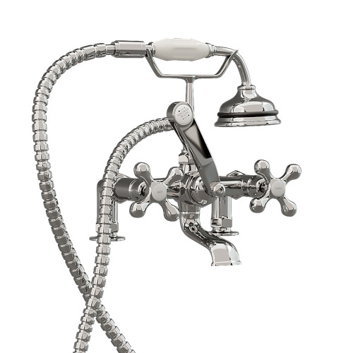 TTC463D Deck Mounted Telephone Style Faucet With 2" Risers in Chrome