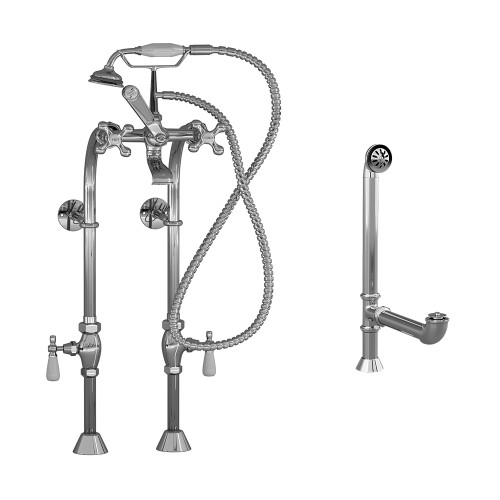 TTC398463 Faucet Plumbing Package (drain/overflow included) in Chrome