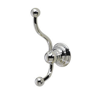 Kingston Chrome Vertical ..Double Hook