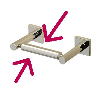 Valsan Porto/Braga Toilet Paper Spring Loaded Insert