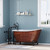58" Copper Holt with TTC398463 Telephone Freestanding Faucet