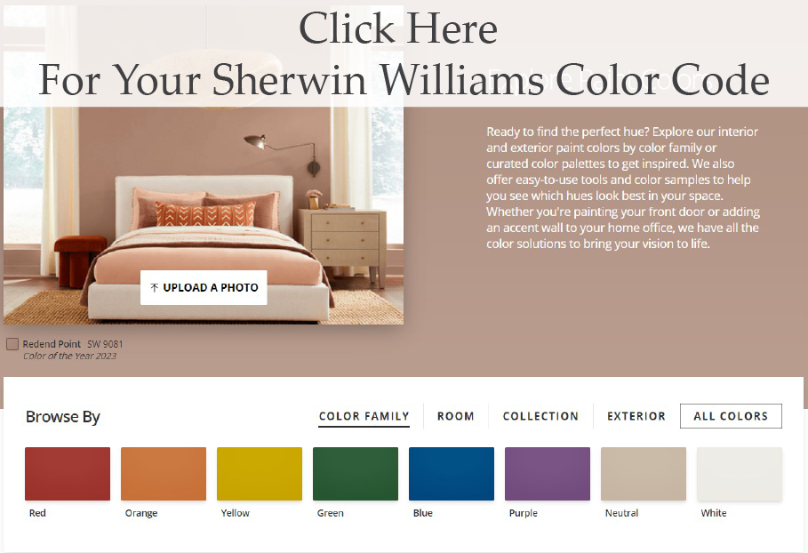 Select a Custom Color for you bathtub from Sherwin Williams