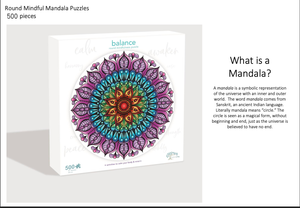 Mindfulness Round Puzzle Balance 500 pcs