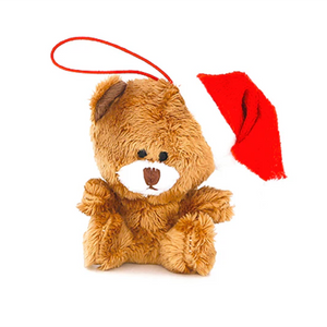 Christmas Qbear Brown ornament 4"