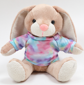 Bunny with coral shirt 10"