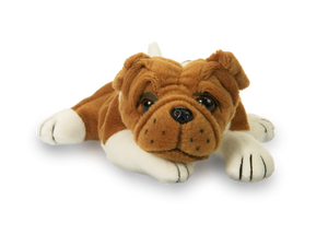 8" Brown Baby Bulldog - Cute Plush Stuffed Animal