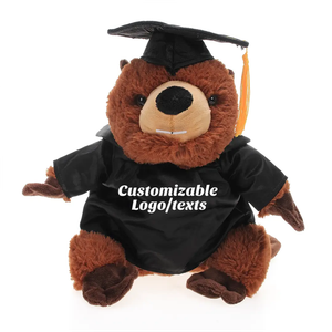 Graduation Animals--Beaver 11" with custom imprint