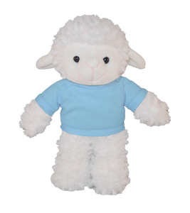 Plush Floppy Sheep with Personalized Tee  8"