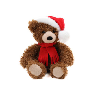 10″ Brown Christmas Bear | Junior Holiday Christmas Bear