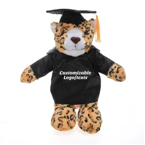 Graduation Animals--Leopard 11" with custom imprint