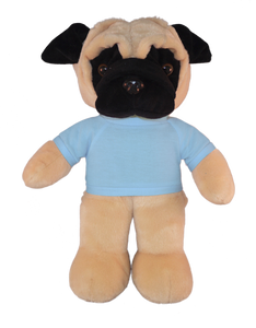 Floppy Pug With Personalized Tee 12”