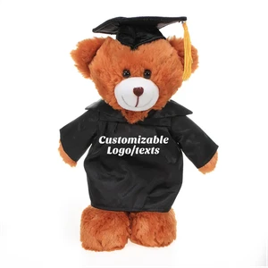 Graduation Animals--Brown Bear 11" with custom imprint
