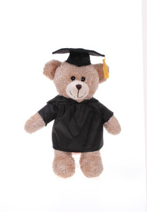 Graduation Animals--Tan Bear 11" with custom imprint