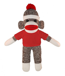 Sock Monkey Original Bean Bag animal 10"