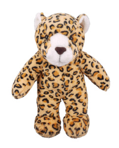 Plush leopard Bean Bag animal 8"