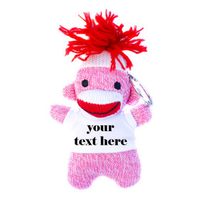 Plushland 4 Colors of Love Sockiez Keychain - Custom T-Shirt