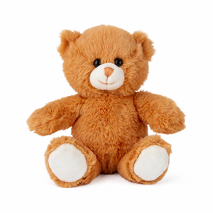 Orange Soft Bear 8"