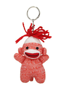 98-054 colors of love sockiez keychain orange 4" 98-054 colors of love sockiez keychain orange 4"
