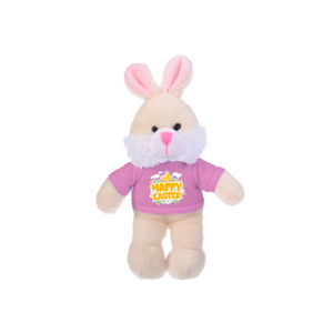 Bunny with Happy Easter Tee 8" Bunny with Happy Easter Tee 8"