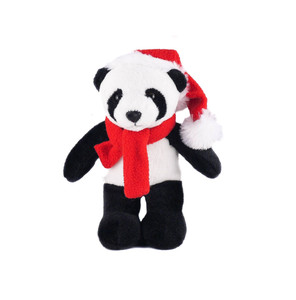 Christmas animals with customizable scarf Panda 12"