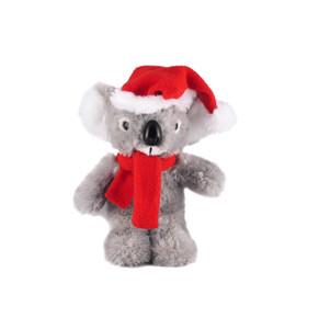Christmas animals with customizable scarf koala 8"