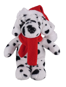 Christmas animals with personalizable scarf Dalmatian 12" Christmas animals with personalizable scarf Dalmatian 12"
