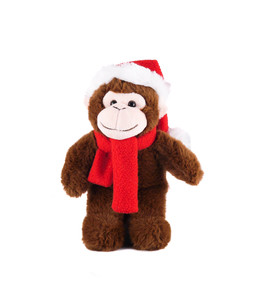 Christmas animals with scarf monkey 12"