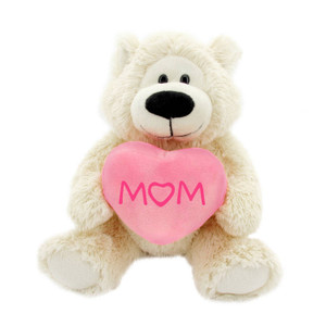 Cream Sophie bear with heart Mom 12"