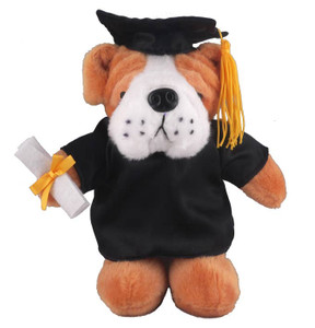 Graduation Bulldog 8" Graduation Bulldog 8"