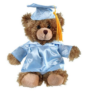 Graduation Mocha Bear 6”