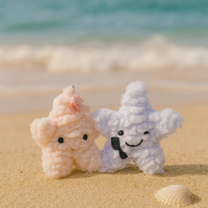 Magnetic Starfish Plush Keychain Pair 4" – Smoochlings