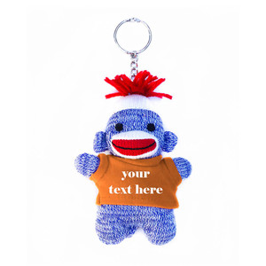 Plushland 4" Colors of Love Sockiez Keychain - Custom Gift