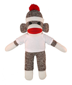 Sock Monkey Original Bean Bag animal 10"