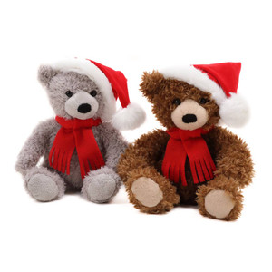 Xmas Junior Bear Mocha 10" Xmas Junior Bear Mocha 10"