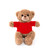  9" Chocolate Teddy Bear with Custom T-Shirts | Stuffed Toys