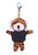 4" Keychain - Tiger with customized shirt