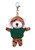 4" Keychain - Tiger with customized shirt