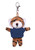 4" Keychain - Tiger with customized shirt