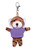 4" Keychain - Tiger with customized shirt