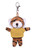 4" Keychain - Tiger with customized shirt