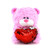 6″ Valentine Bear Holding a Sequin Heart | Stuffed Animal